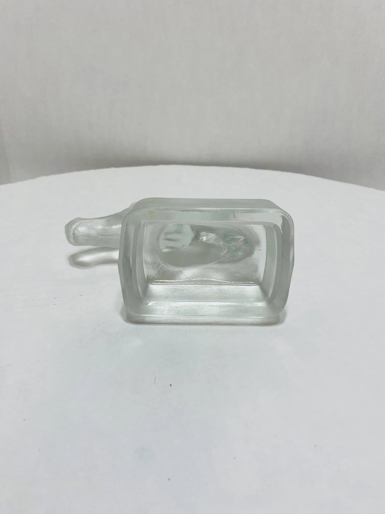 Original 1940s Germany Goebel Molded and Pressed Glass Horsehead Sculpture - 7