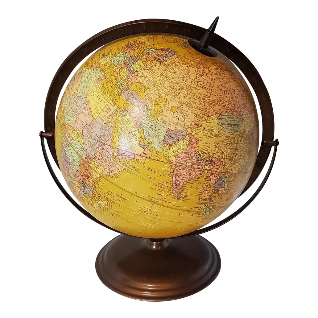 Vintage World Globe Made in Usa (1 of 10)