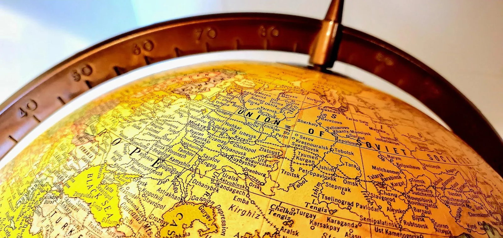 Vintage World Globe Made in Usa - 6