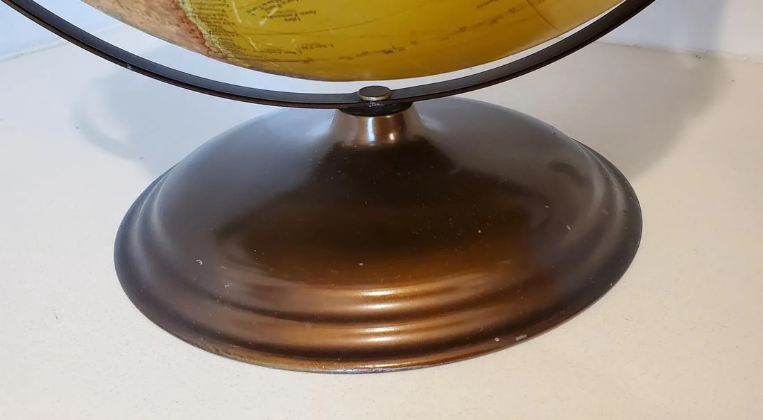 Vintage World Globe Made in Usa - 9