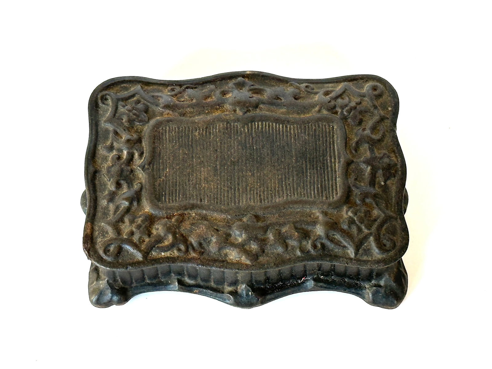e.g. Zimmermann Germany Antique Cast Iron Decorative Box - 2