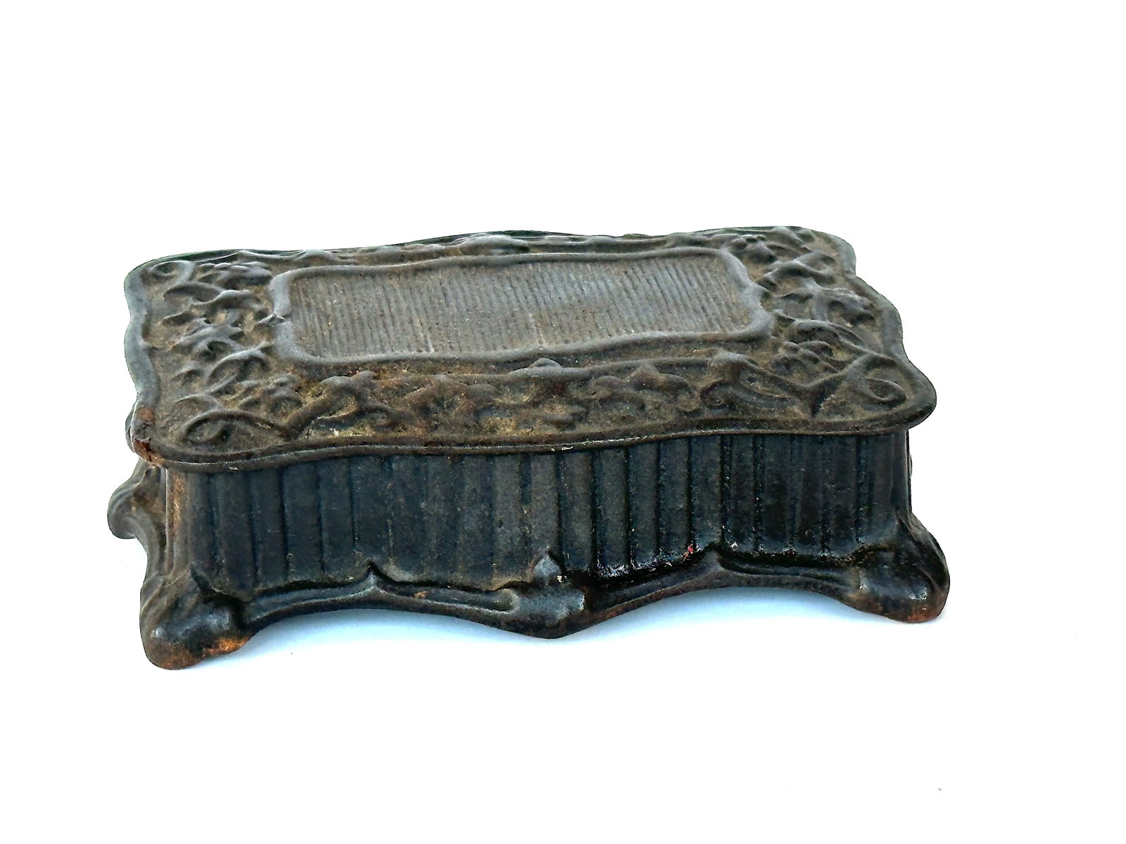 e.g. Zimmermann Germany Antique Cast Iron Decorative Box - 3
