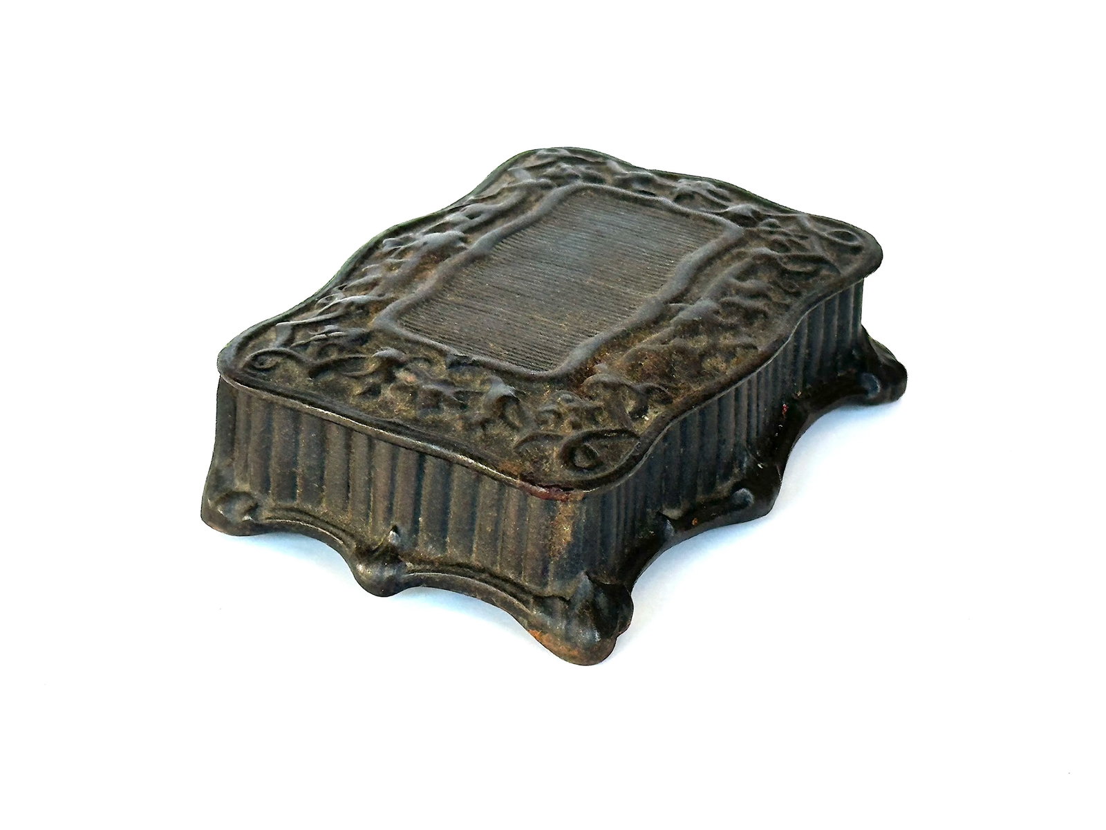 e.g. Zimmermann Germany Antique Cast Iron Decorative Box - 4