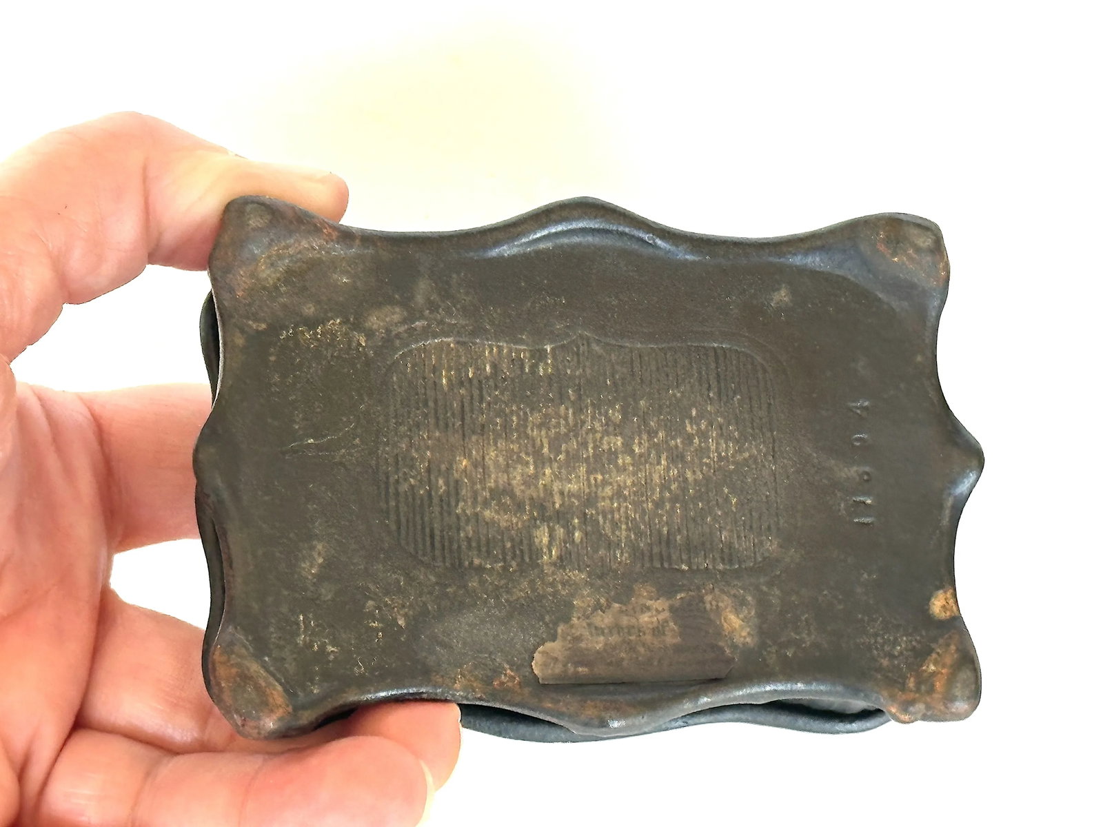 e.g. Zimmermann Germany Antique Cast Iron Decorative Box - 5