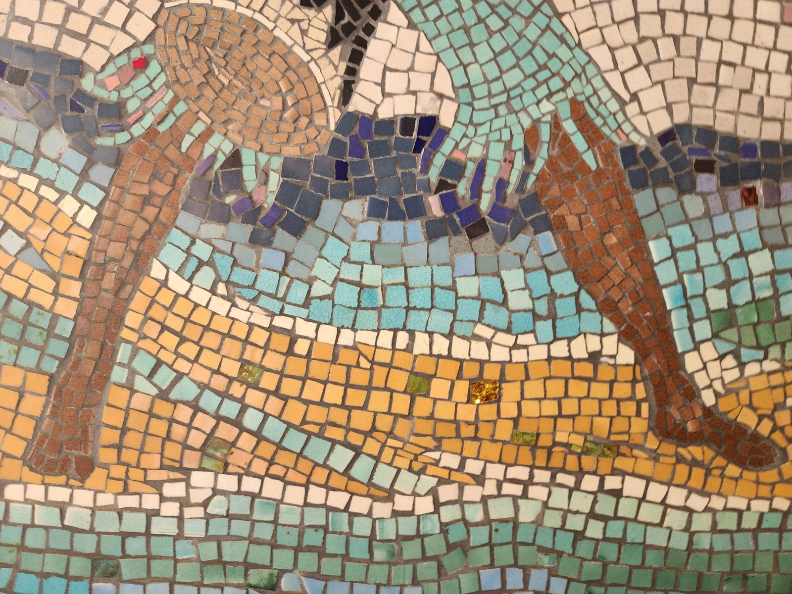1960s Modernist Caribbean Mosaic Wall Art - Set of 2 - 11