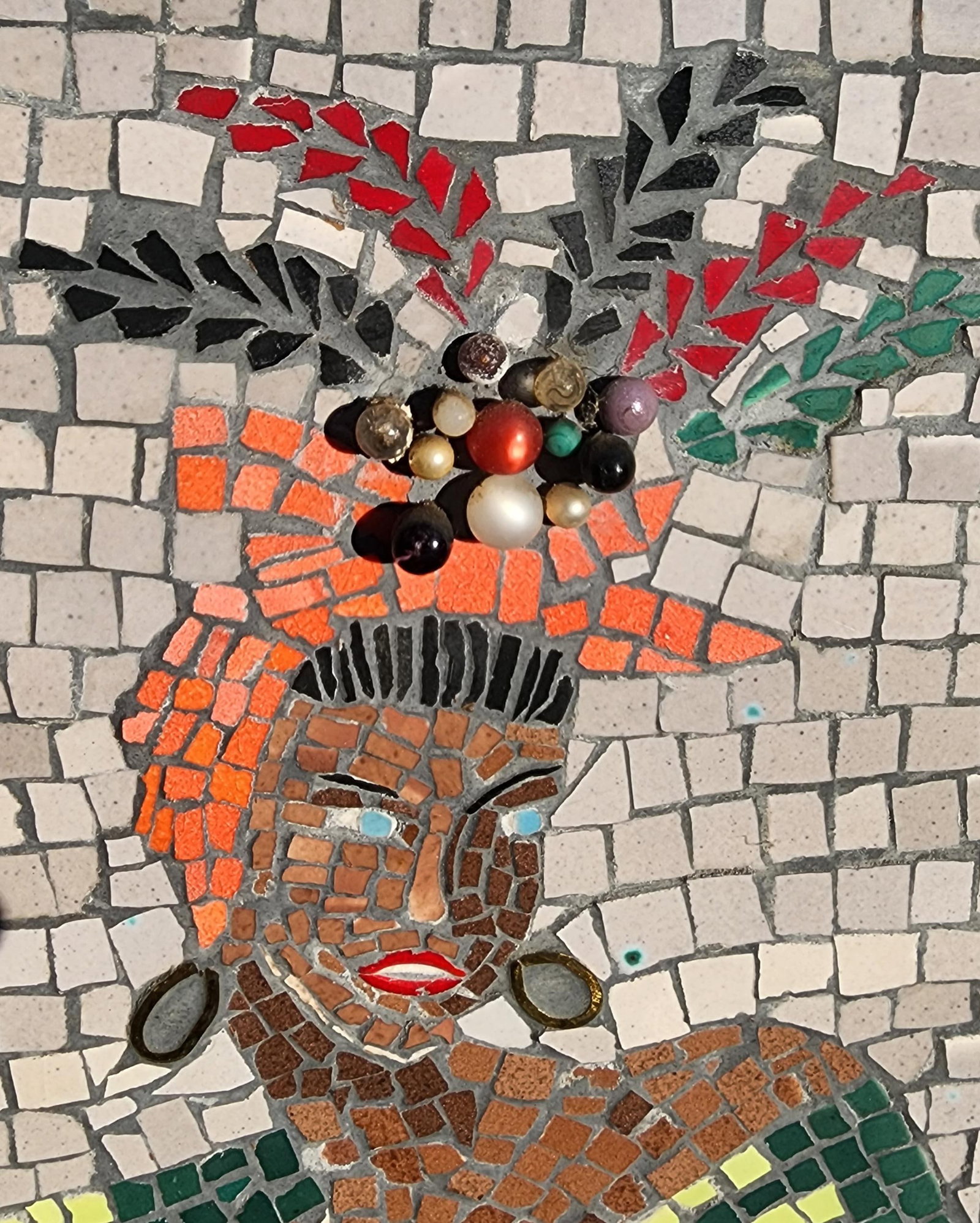 1960s Modernist Caribbean Mosaic Wall Art - Set of 2 - 2