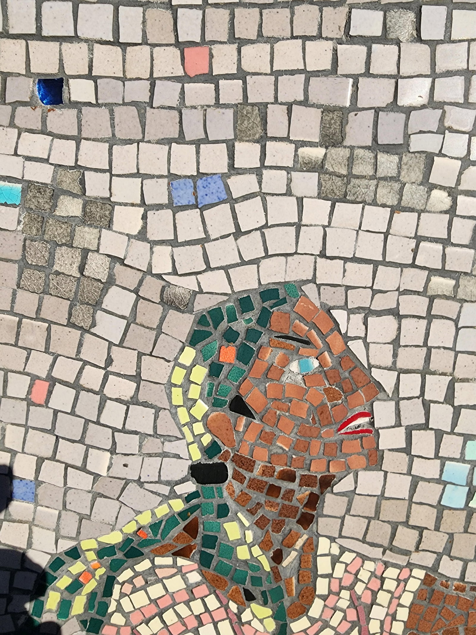 1960s Modernist Caribbean Mosaic Wall Art - Set of 2 - 3