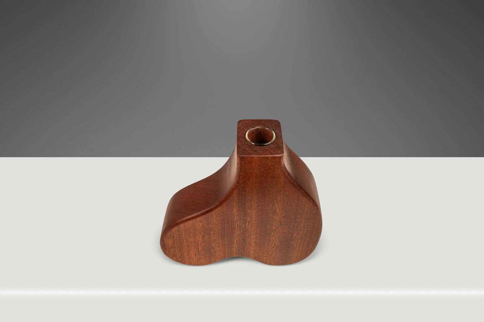 Set of 3 Organic Modern Bud-Propagation Vases Carved in Solid African Sapele by Mark Leblanc for Leb - 10