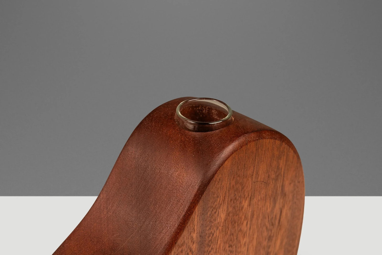 Set of 3 Organic Modern Bud-Propagation Vases Carved in Solid African Sapele by Mark Leblanc for Leb - 12