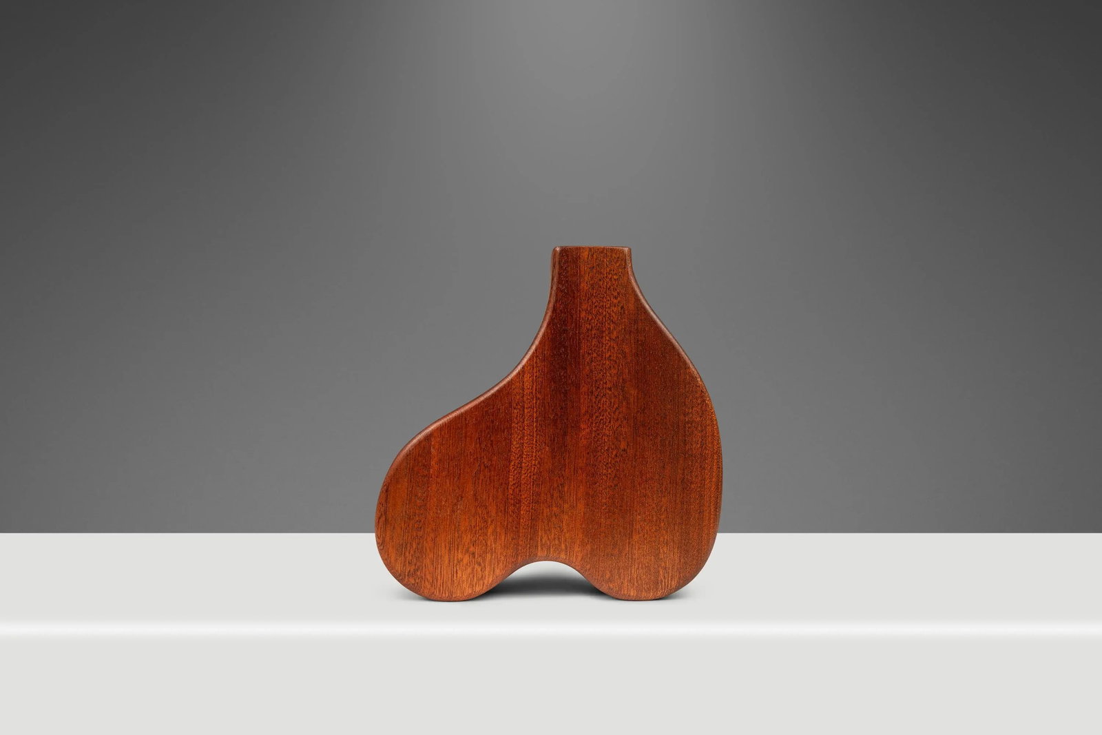 Set of 3 Organic Modern Bud-Propagation Vases Carved in Solid African Sapele by Mark Leblanc for Leb - 5