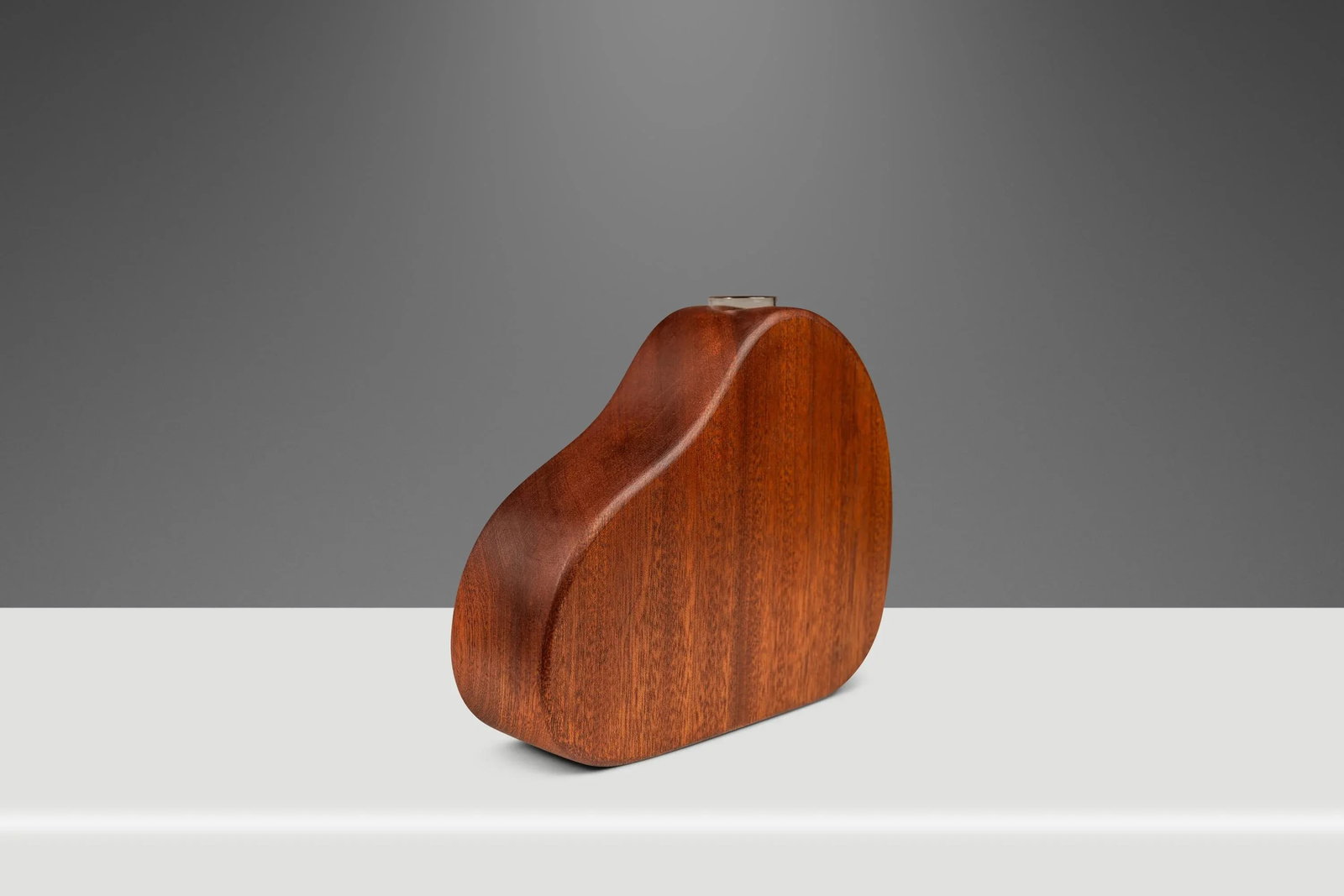 Set of 3 Organic Modern Bud-Propagation Vases Carved in Solid African Sapele by Mark Leblanc for Leb - 7
