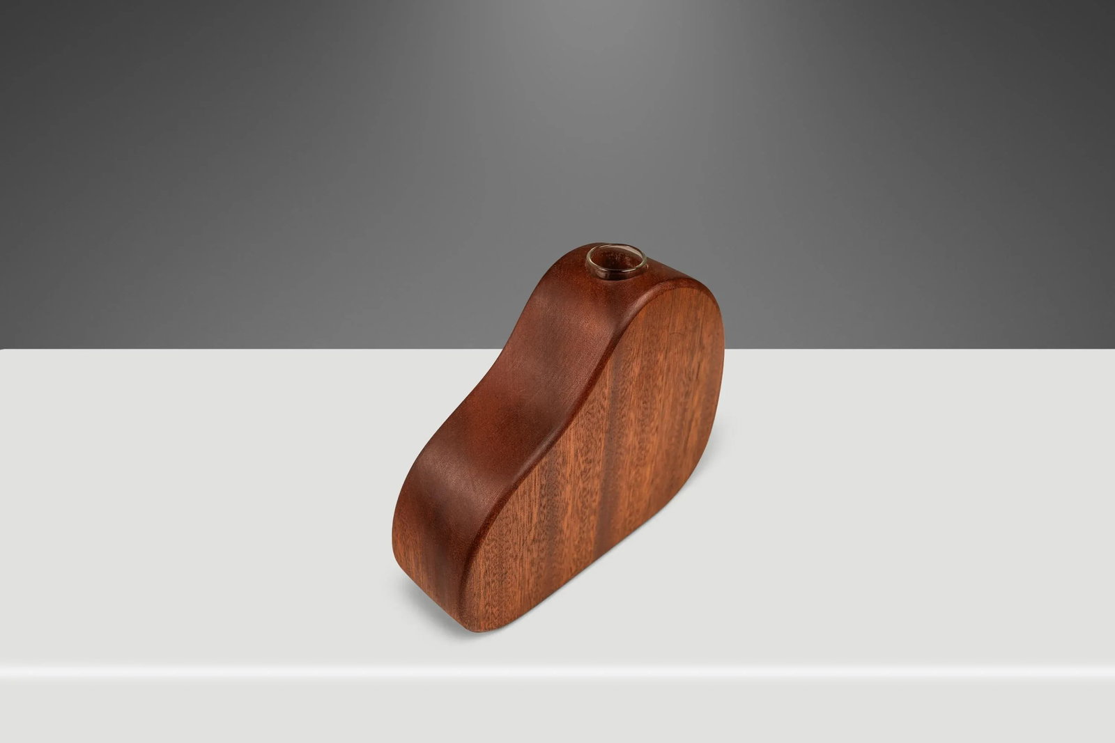 Set of 3 Organic Modern Bud-Propagation Vases Carved in Solid African Sapele by Mark Leblanc for Leb - 8