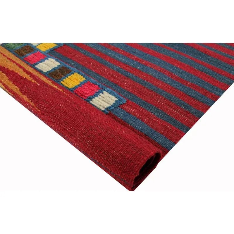 Handwoven Scandinavian Style Persian Kilim Area Rug - 2'1" * 6'5'' - 3