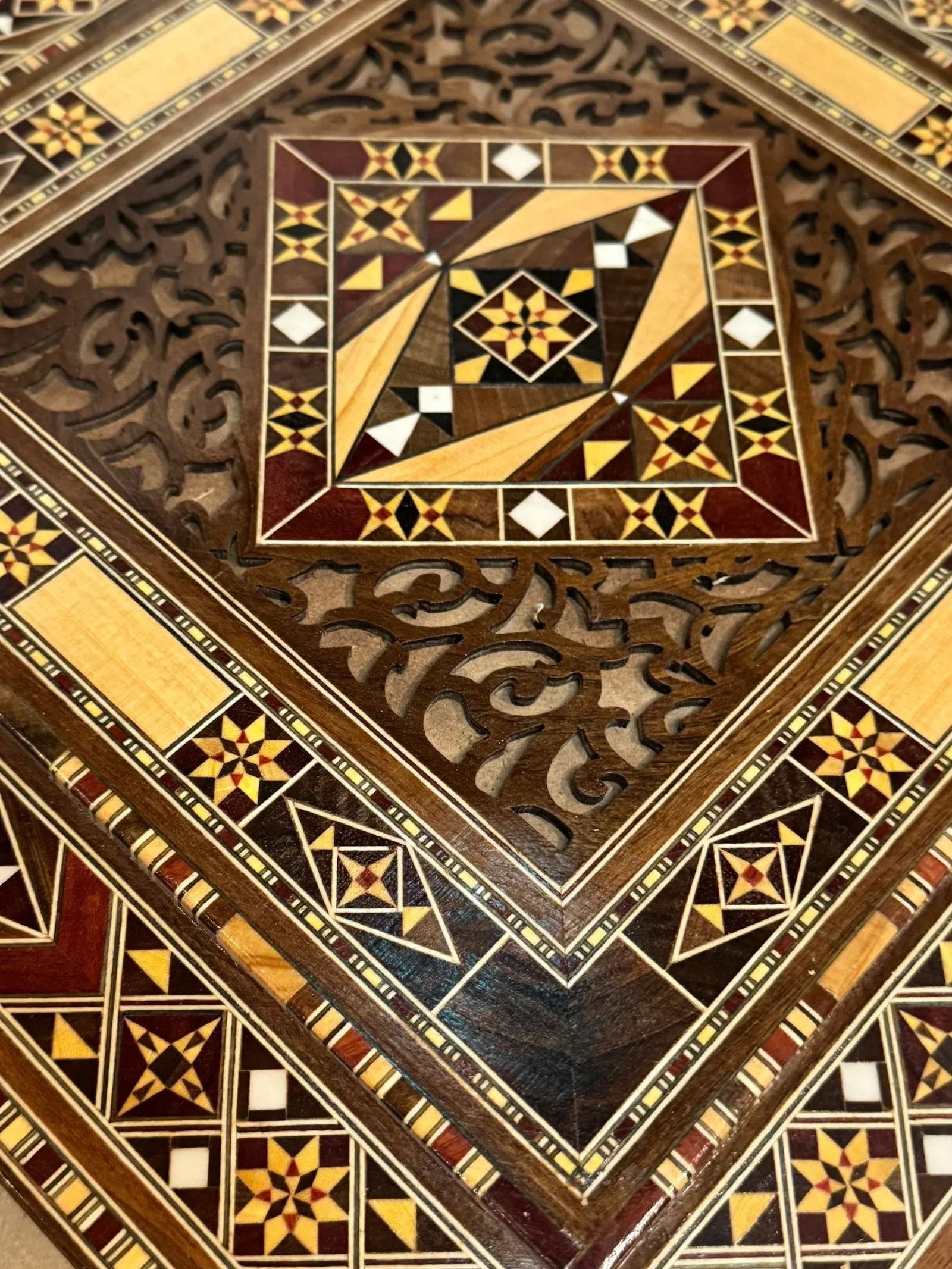 1990s Marquetry Inlay Jewelry Box - 4