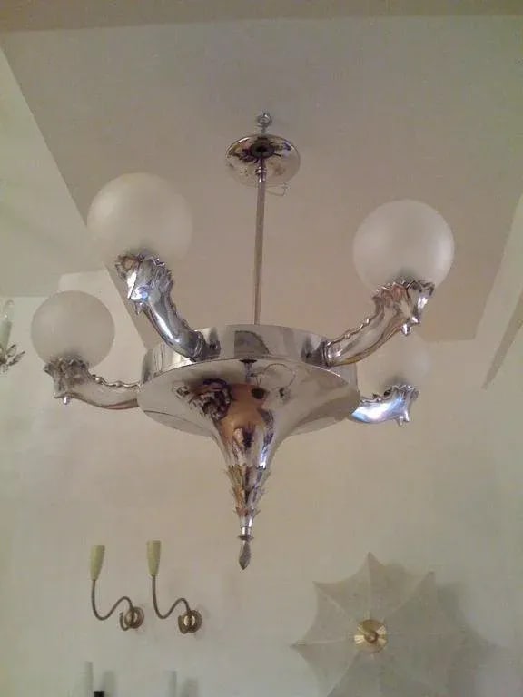 Austrian Secessionist Chandelier - 10