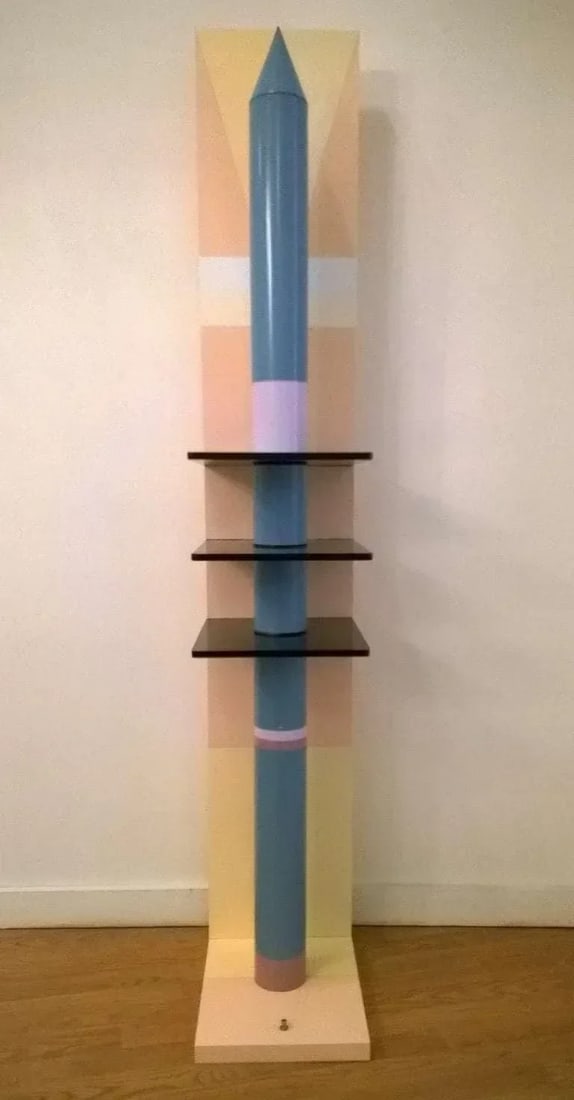 1980s Sculptural Rocket Shaped Floor Lamp - 2
