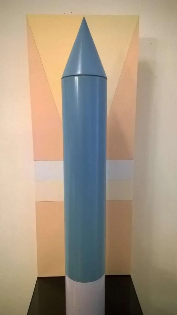 1980s Sculptural Rocket Shaped Floor Lamp - 3