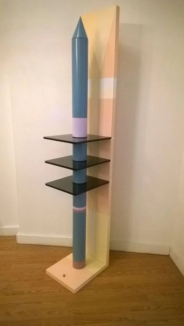 1980s Sculptural Rocket Shaped Floor Lamp - 5