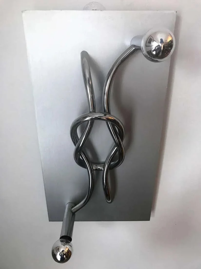 1970s Sculptural Missaglia for Giocomo Benevelli Italian Wall Lights - a Pair - 10
