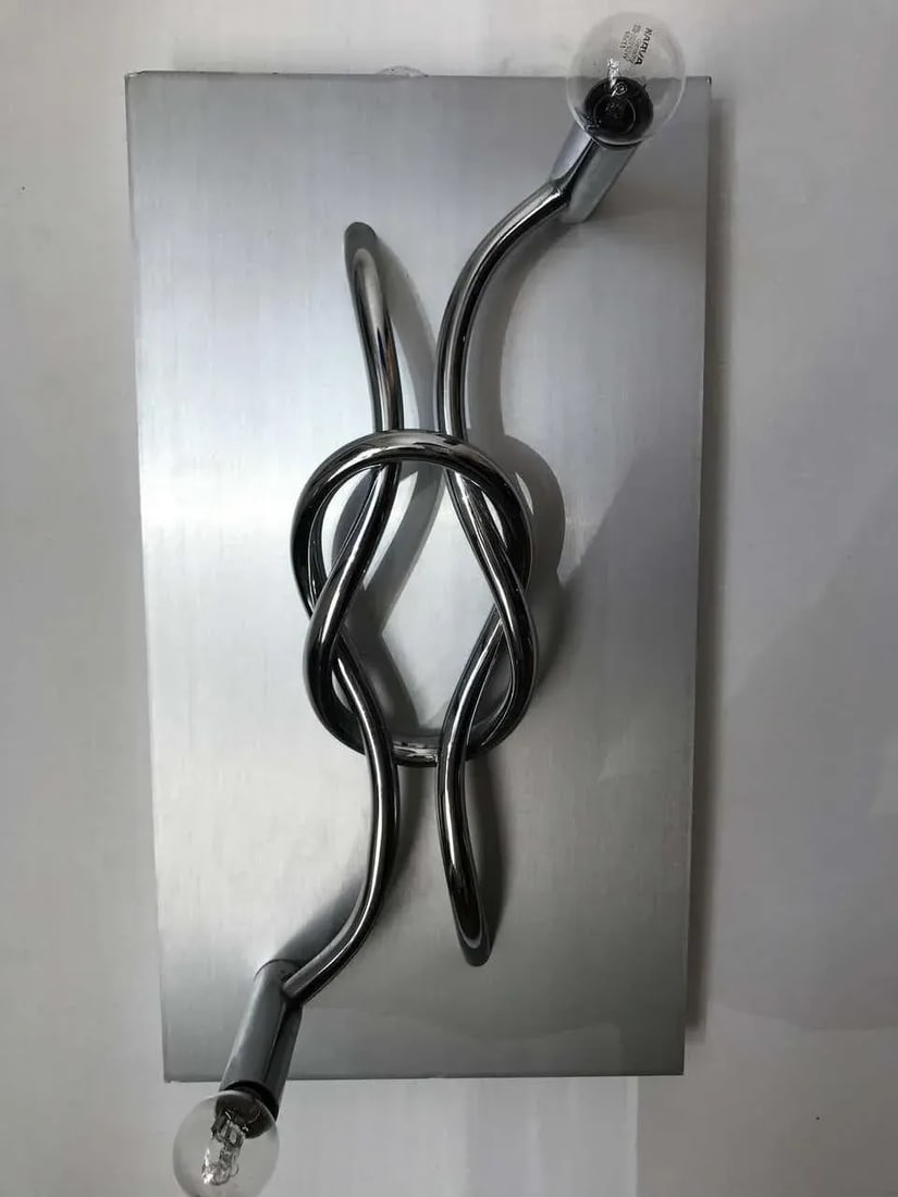 1970s Sculptural Missaglia for Giocomo Benevelli Italian Wall Lights - a Pair - 4