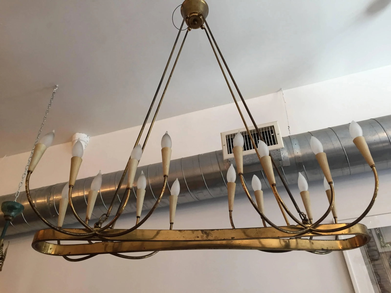 Grand Italian 1940s Chandelier - 10