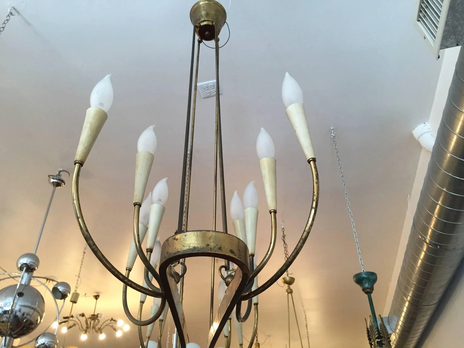 Grand Italian 1940s Chandelier - 5