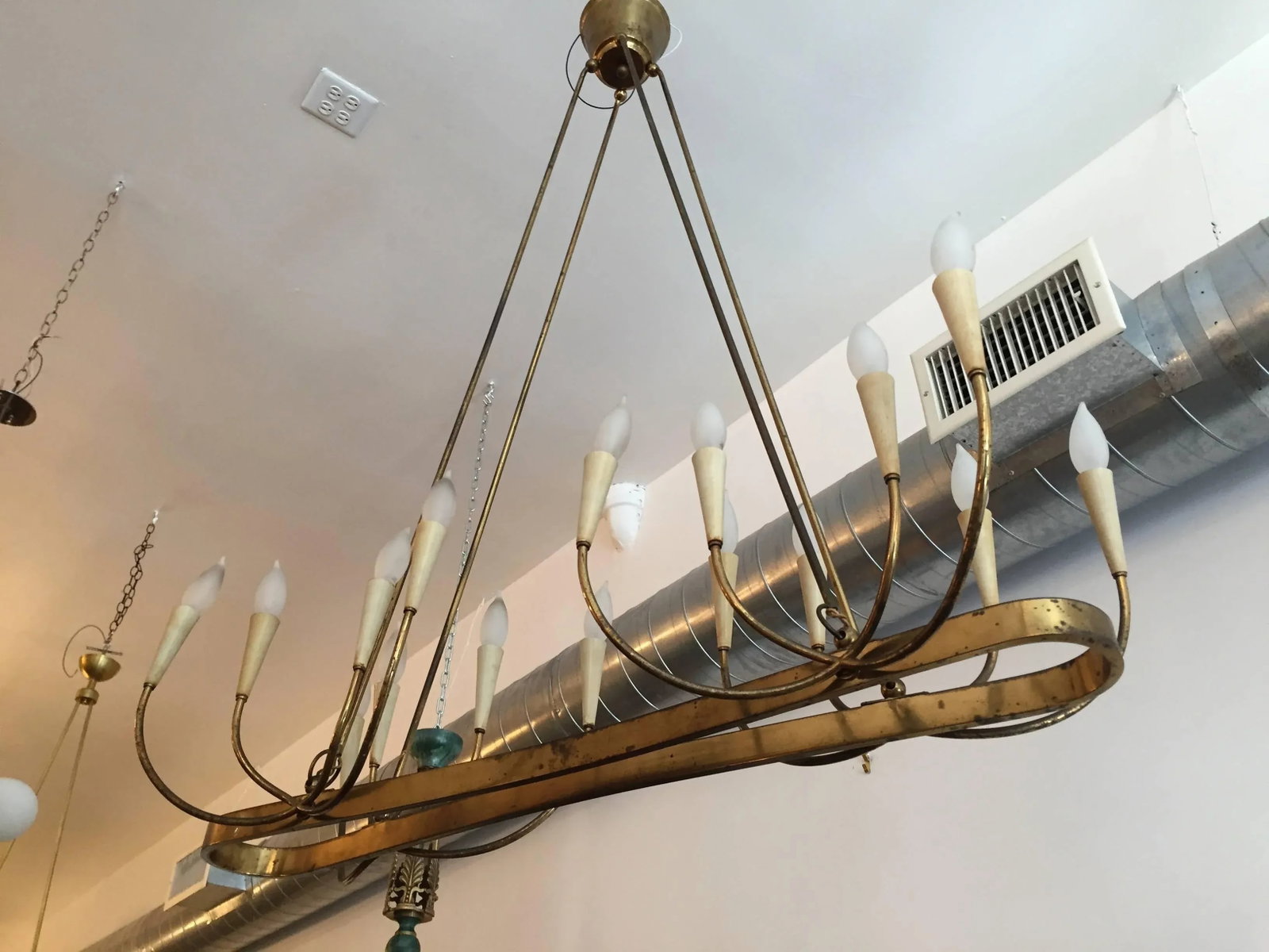 Grand Italian 1940s Chandelier - 8
