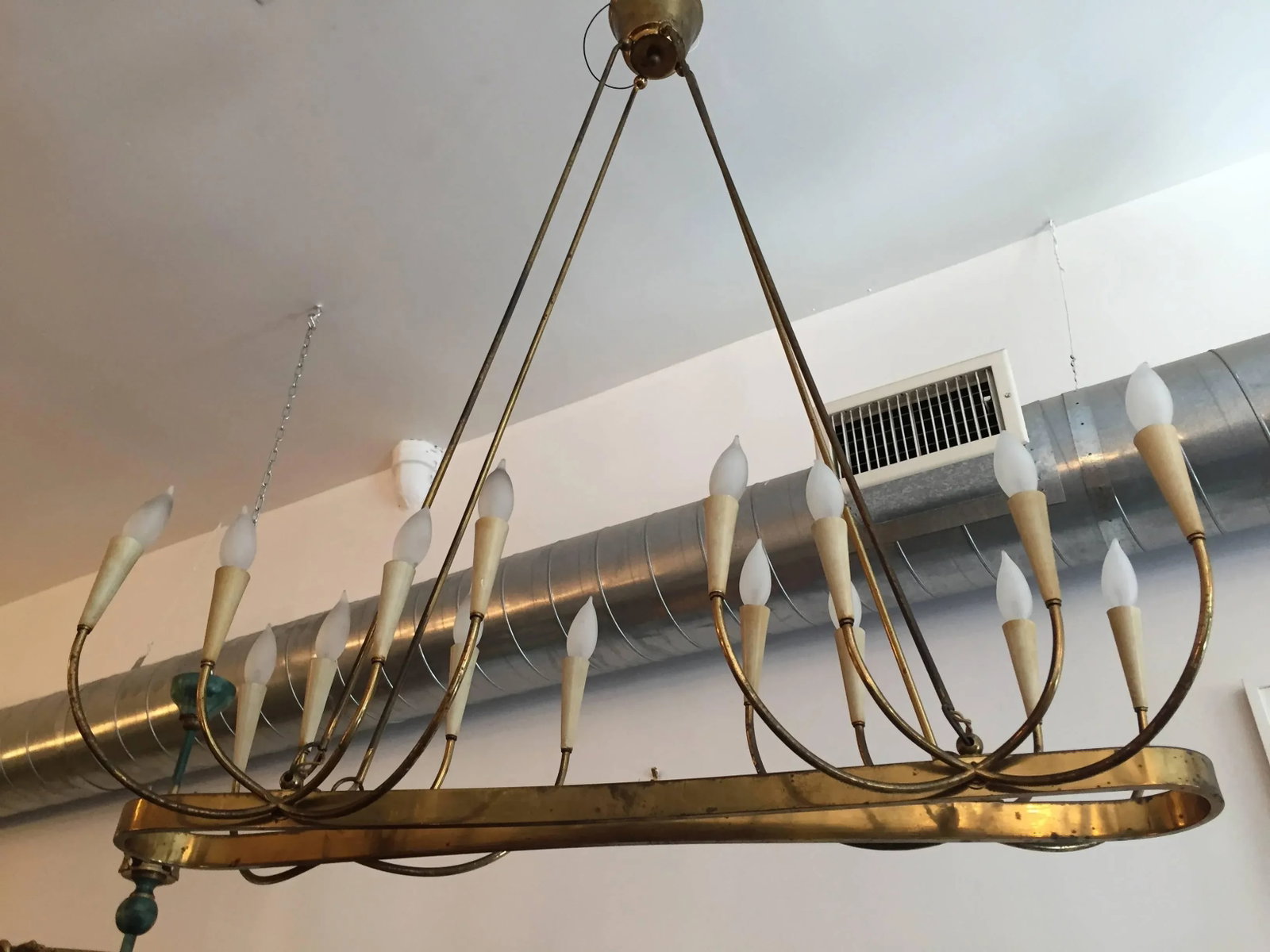Grand Italian 1940s Chandelier - 9