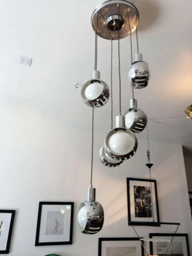 Italian 1960s Space Age Pendant - 10