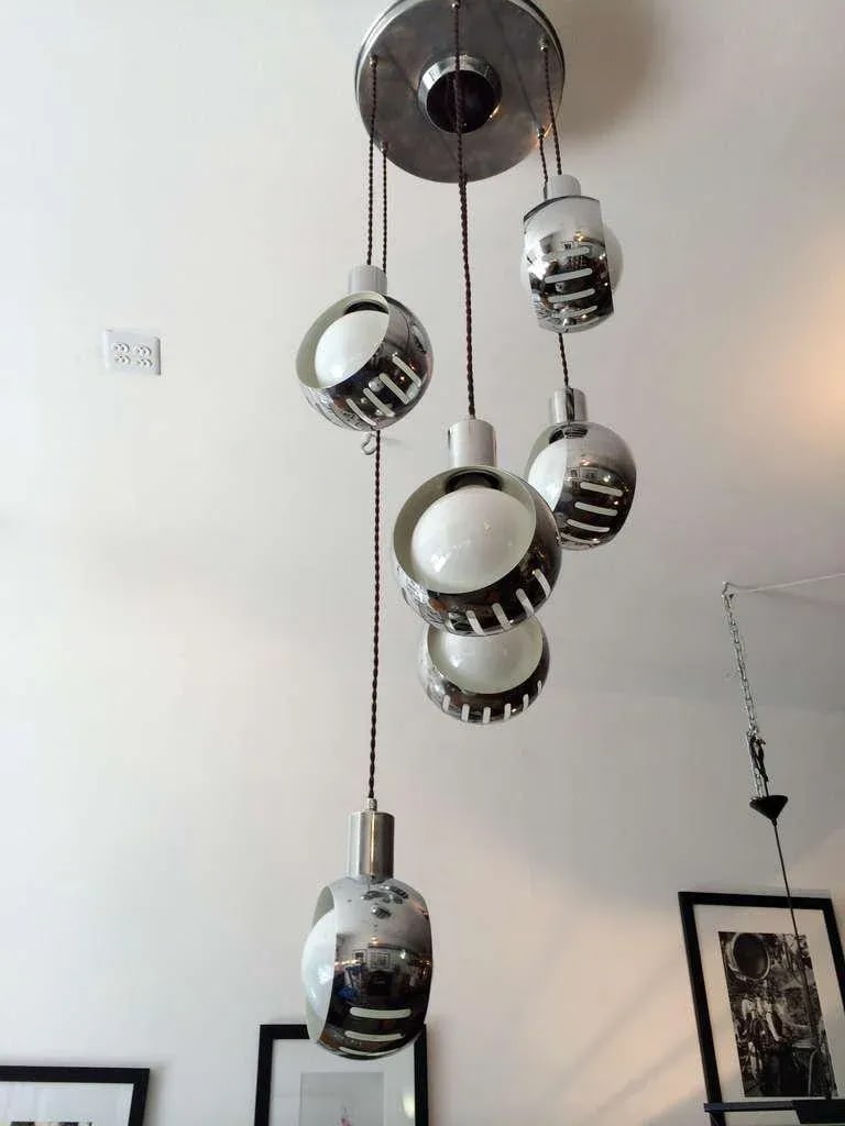 Italian 1960s Space Age Pendant - 2