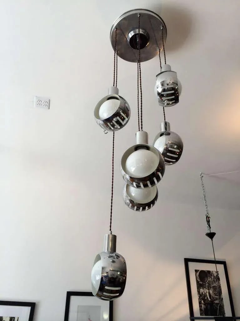 Italian 1960s Space Age Pendant - 7