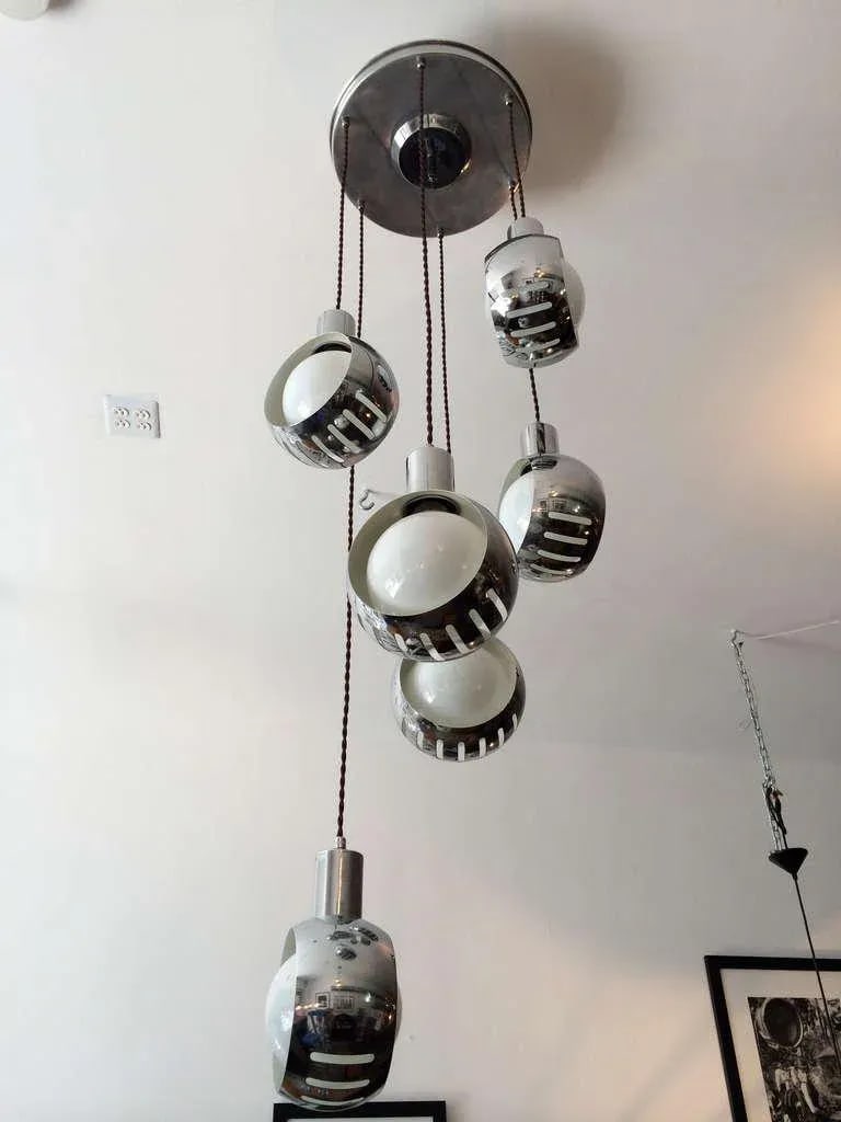 Italian 1960s Space Age Pendant - 8