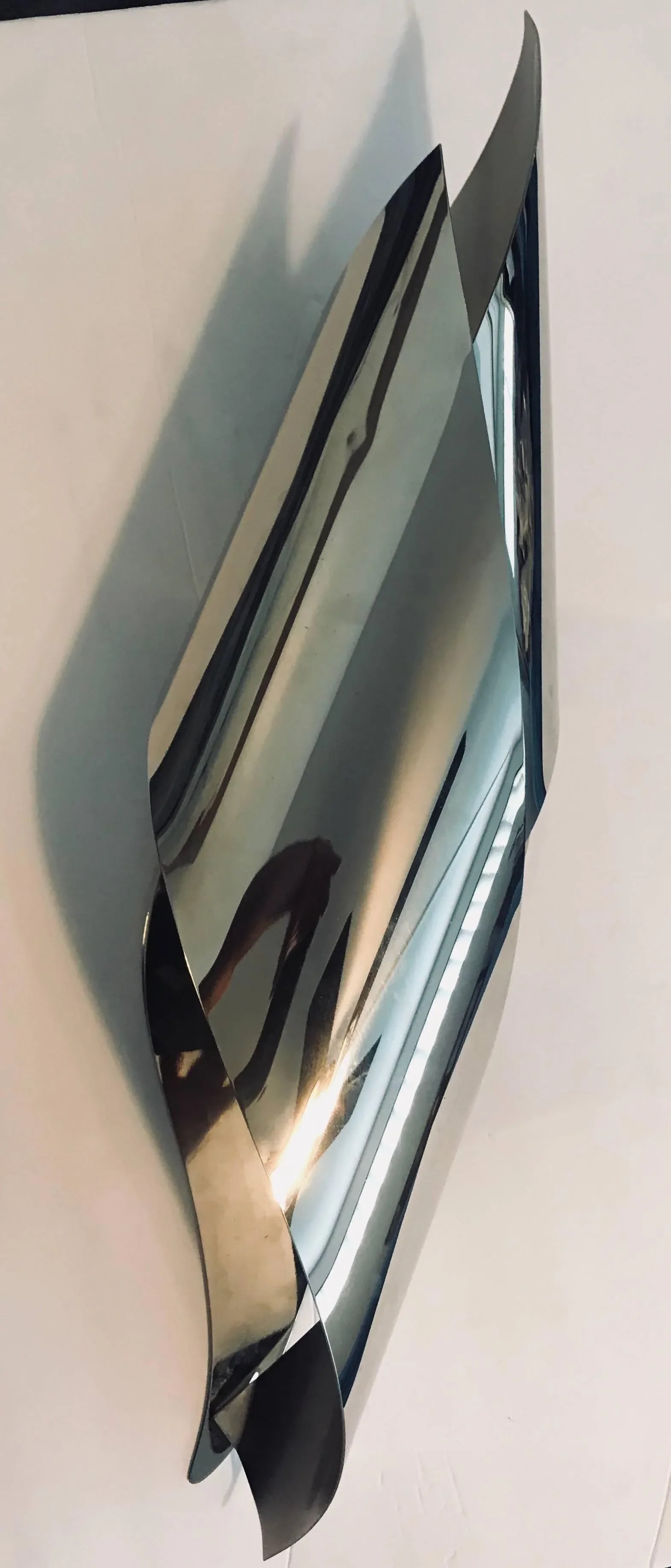 Large 1970s Charles French Flame Wall Light - 4
