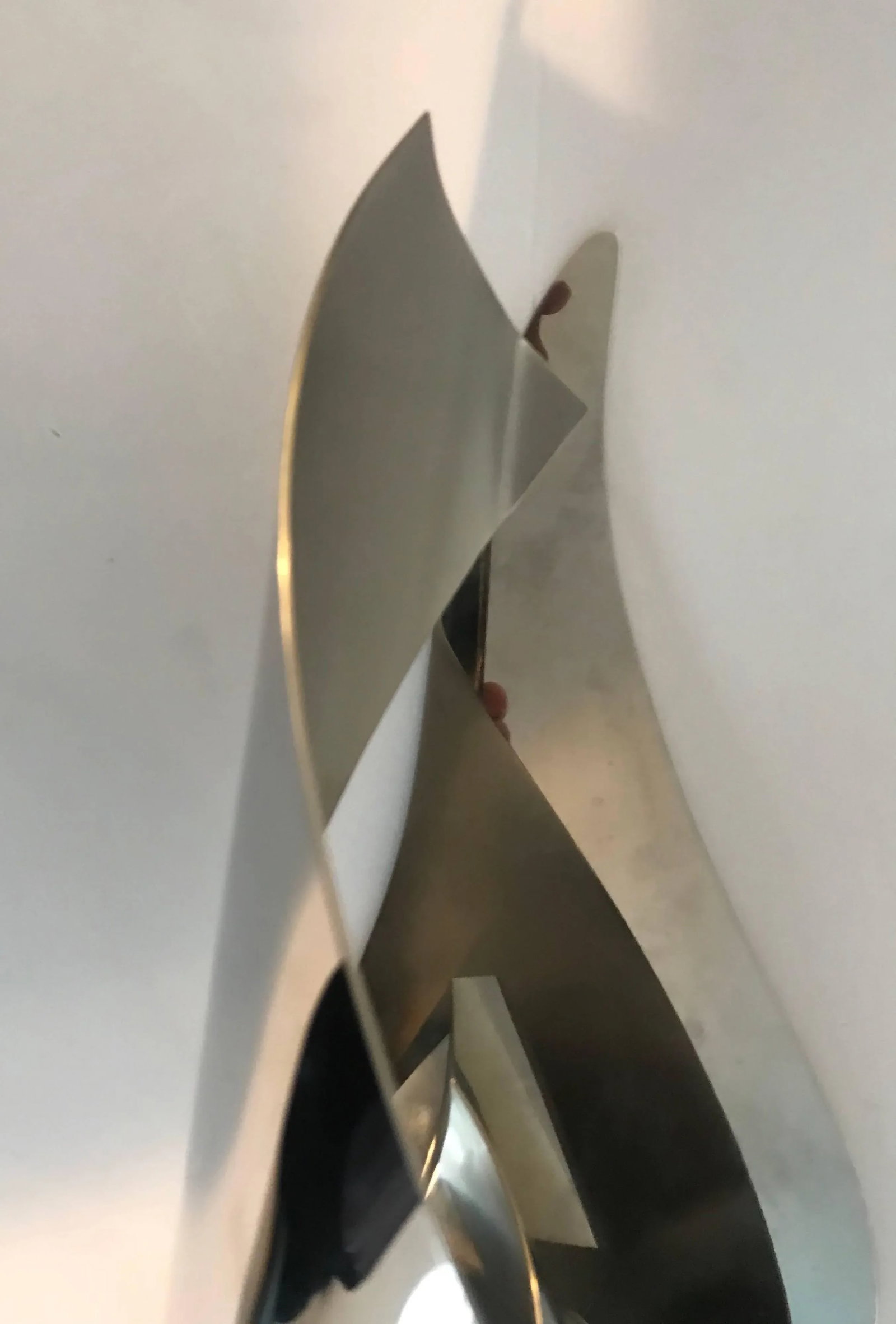 Large 1970s Charles French Flame Wall Light - 6