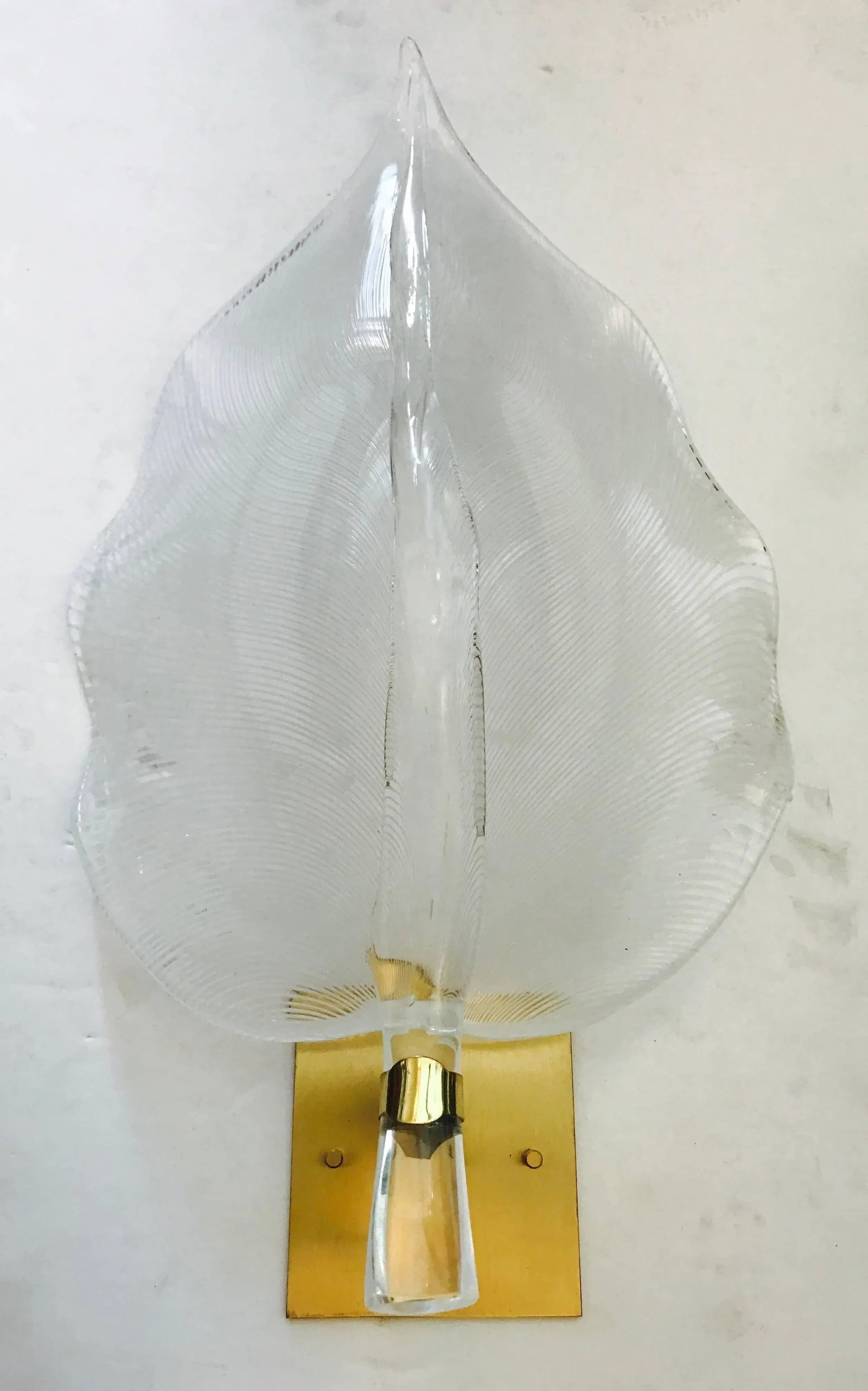Pair of 1960s Large Murano Glass Sconces - 2