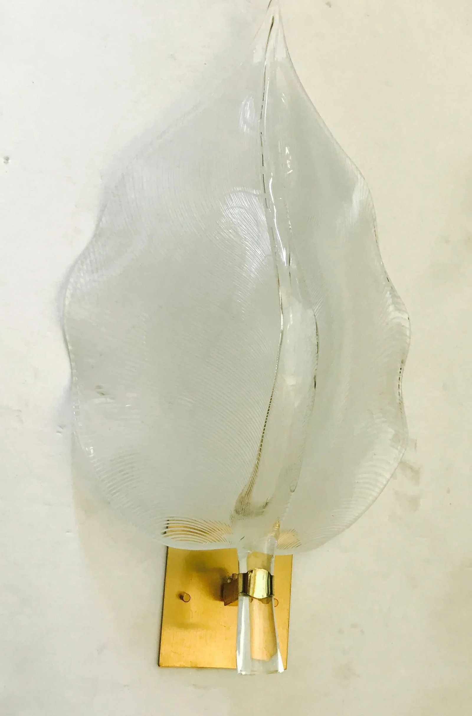Pair of 1960s Large Murano Glass Sconces - 3