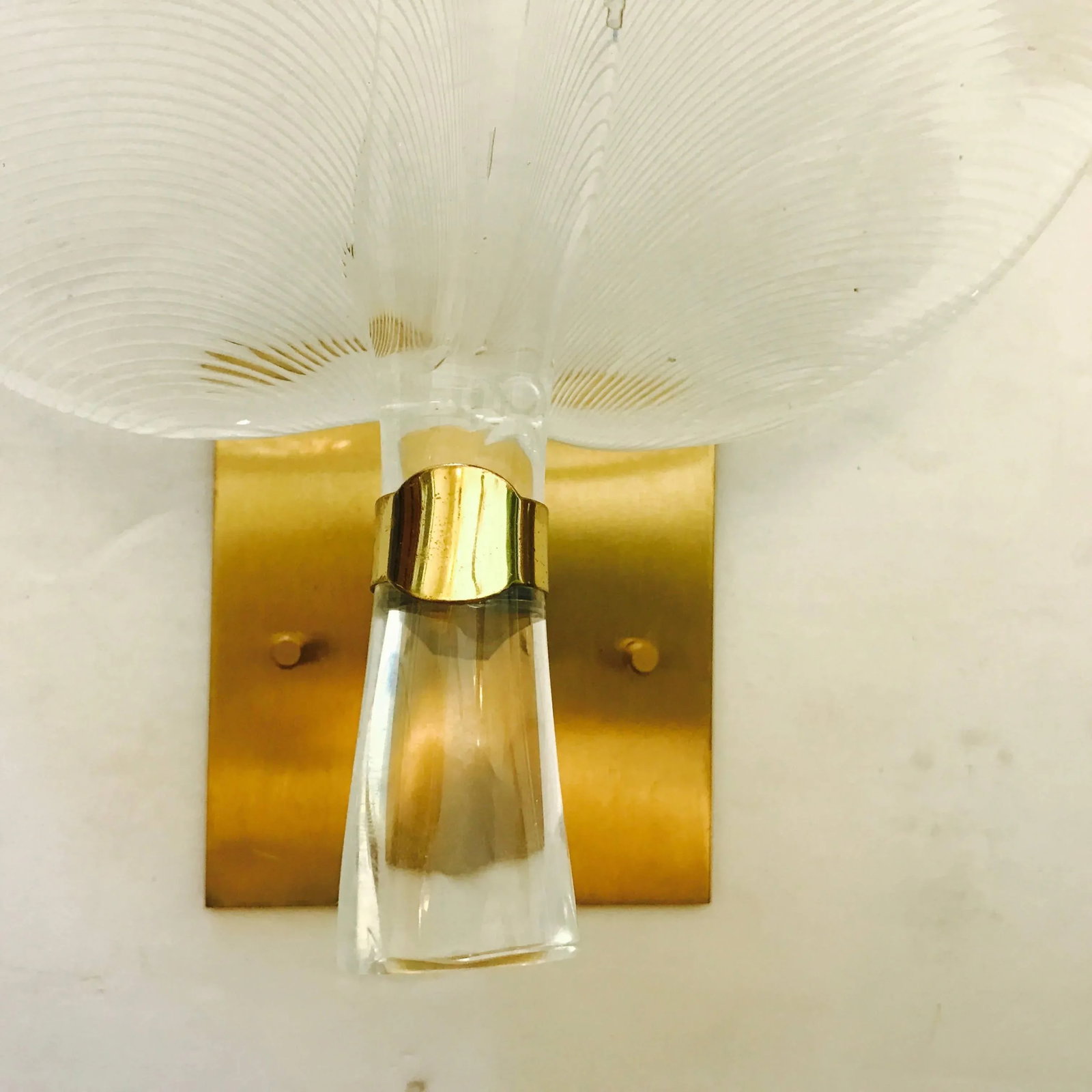 Pair of 1960s Large Murano Glass Sconces - 5