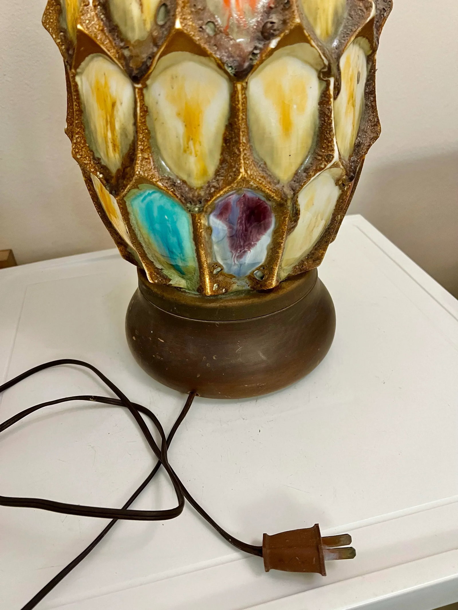 Mid 20th Century Large Mid Century West German Fat Lava Lamp - 11