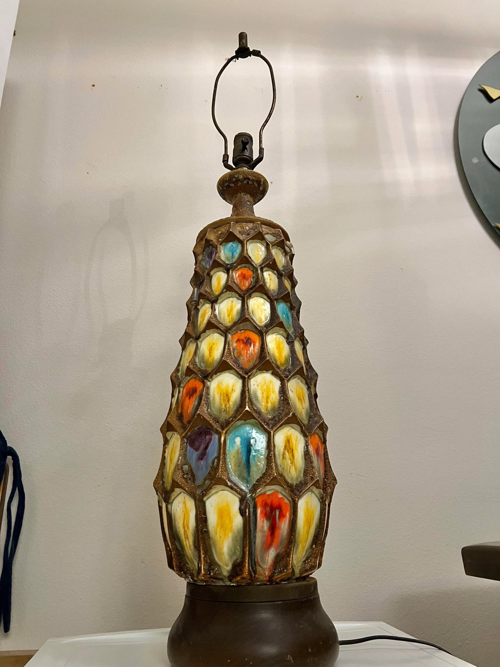 Mid 20th Century Large Mid Century West German Fat Lava Lamp - 2