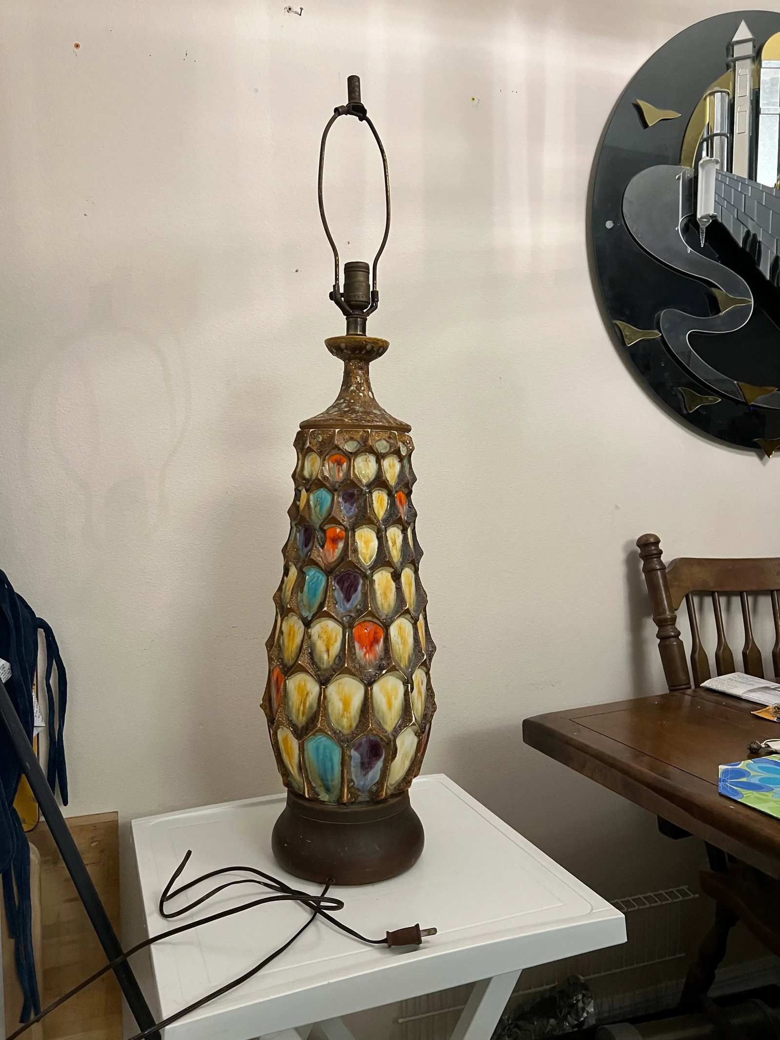 Mid 20th Century Large Mid Century West German Fat Lava Lamp - 3