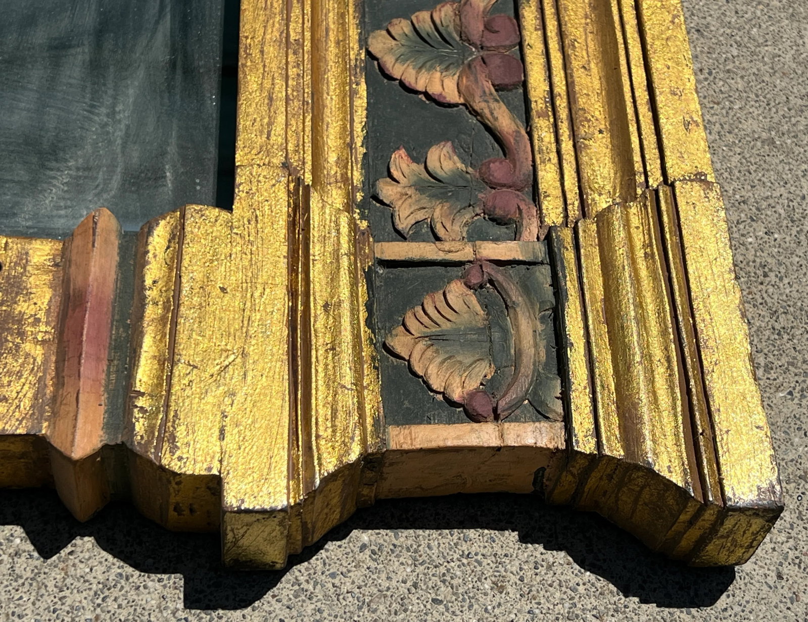 Vintage English Regency Egyptian Giltwood Revival Mirrors- Set of 2 - 8