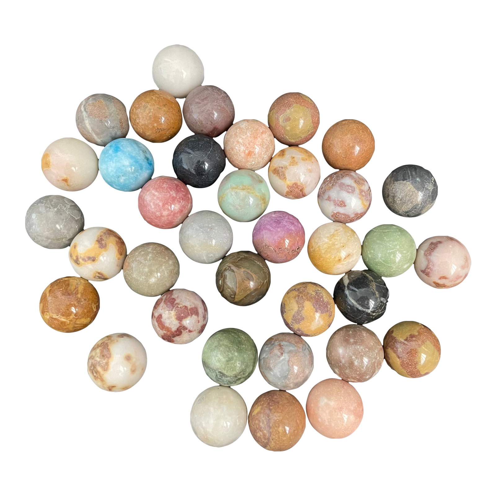 Collection of 36 Grand Tour Specimen Marble Balls (1 of 10)