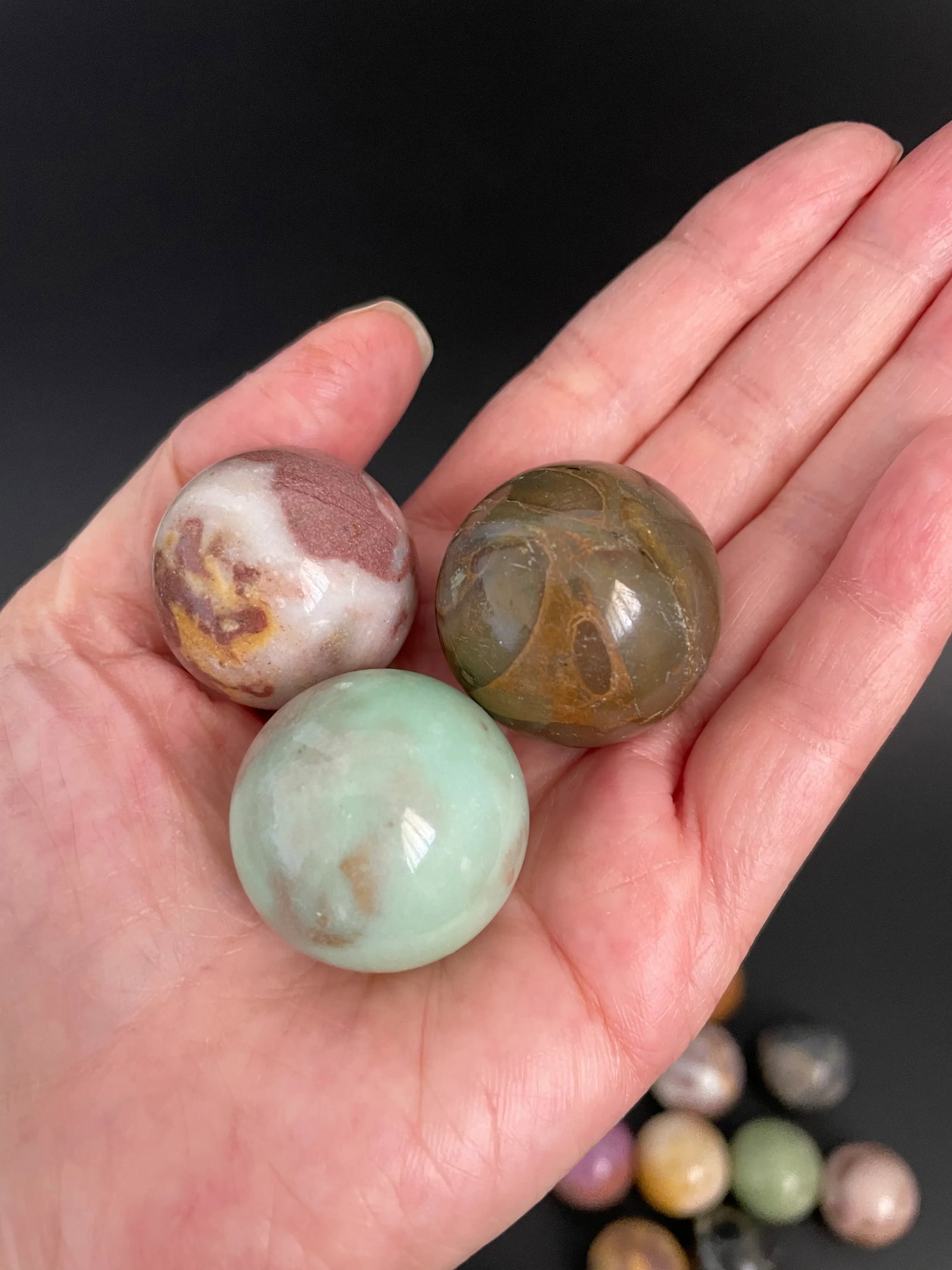 Collection of 36 Grand Tour Specimen Marble Balls - 7