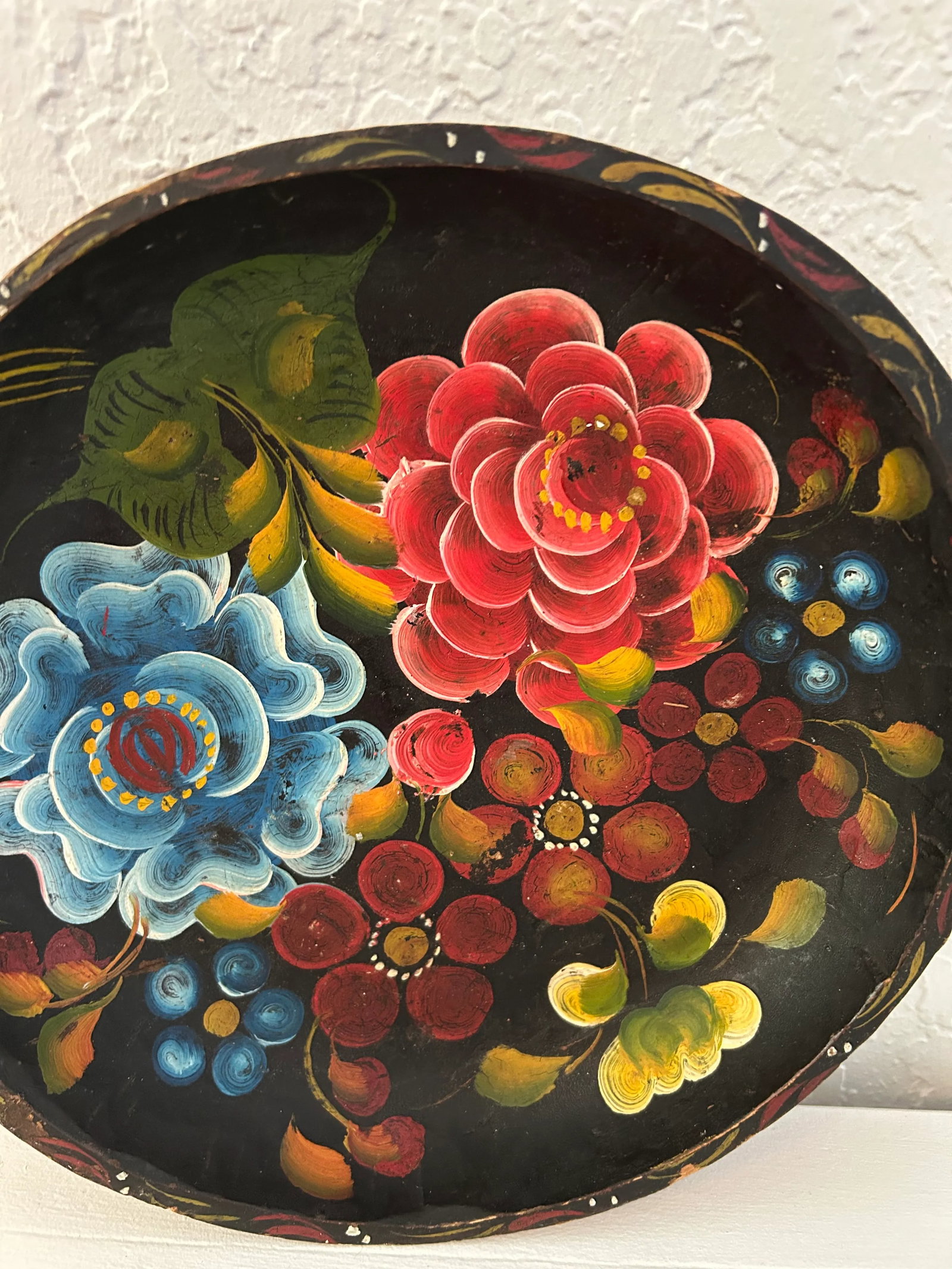 Mid-Century Mexican Carved Wood Batea Bowl - 2