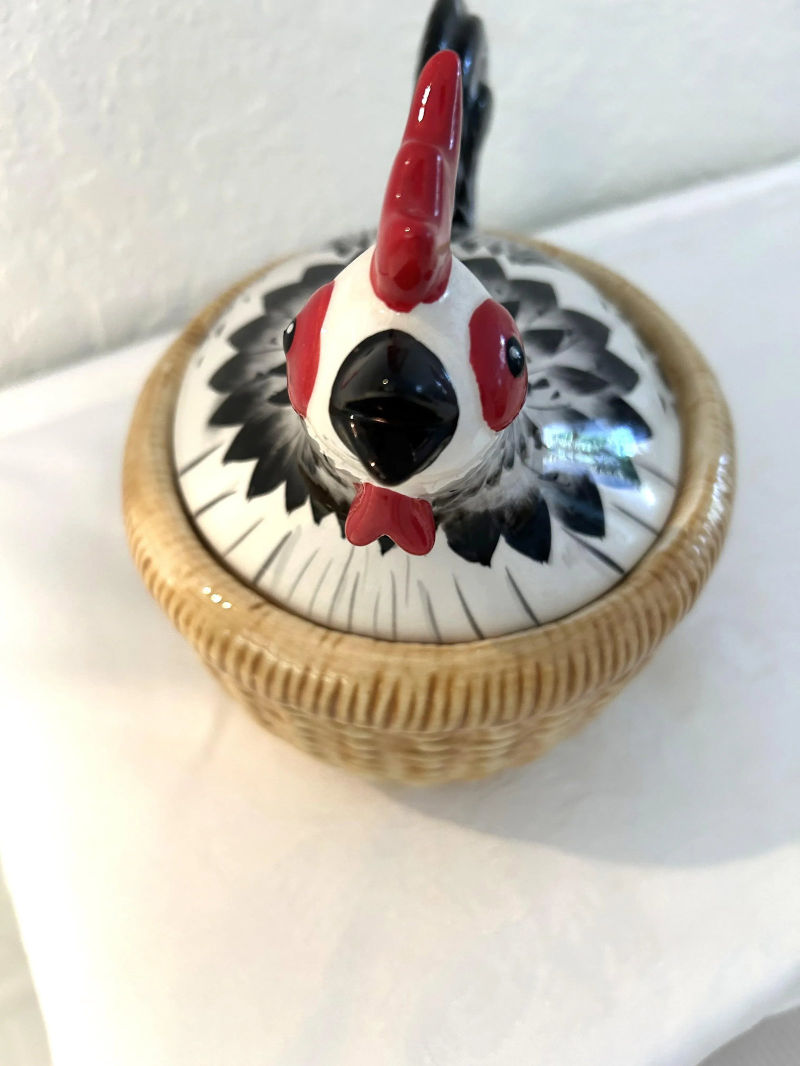 Vintage French Country Nesting Chicken Bowl - 3