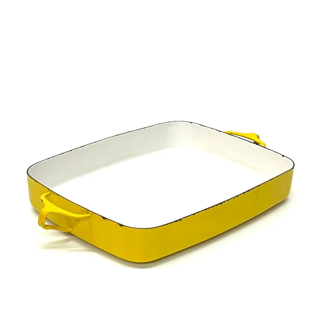 Large Yellow Enamel "Kobenstyle" Baking Dish by Dansk - 5