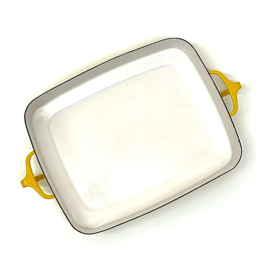 Large Yellow Enamel "Kobenstyle" Baking Dish by Dansk - 7