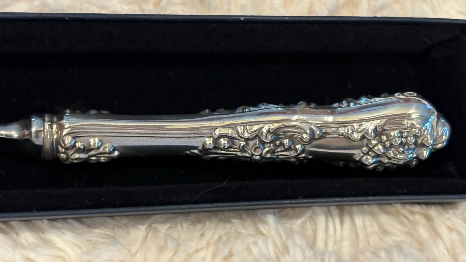 Rare Vintage Ralph Lauren Sterling Silver Ornamental Letter Opener - 3