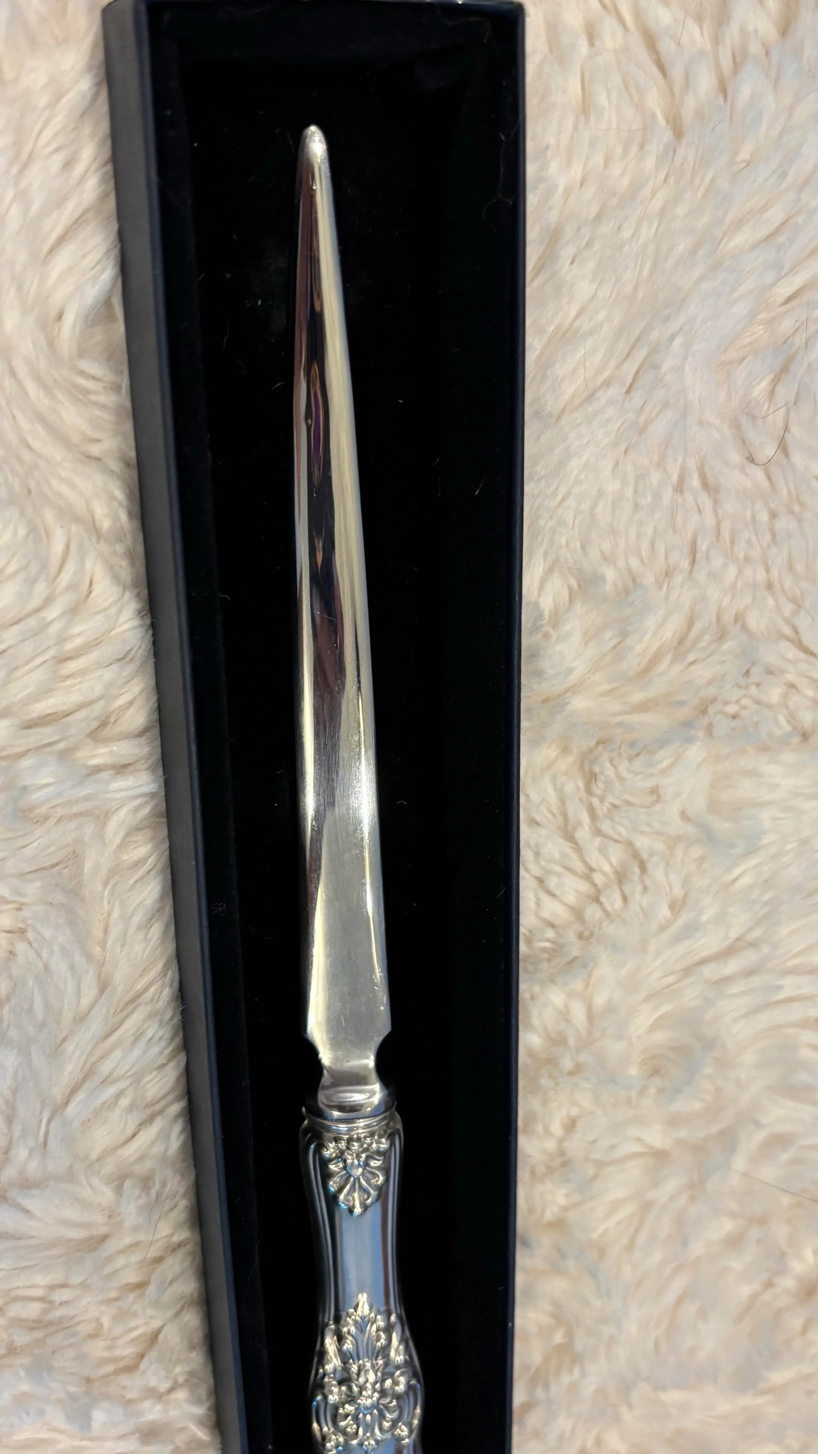 Rare Vintage Ralph Lauren Sterling Silver Ornamental Letter Opener - 4