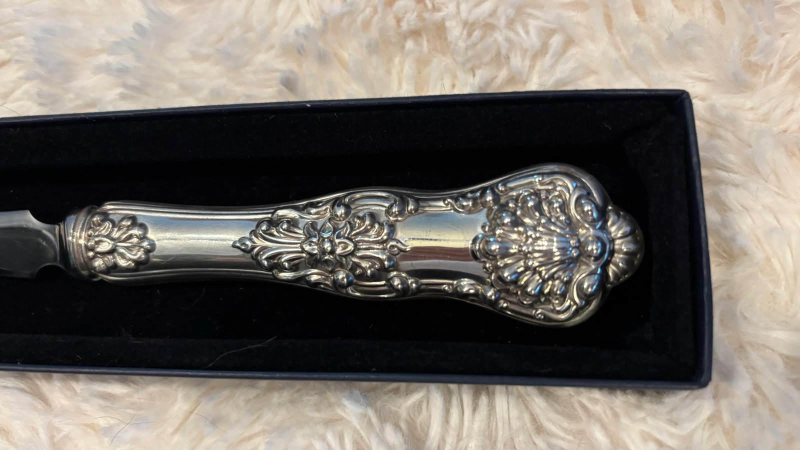 Rare Vintage Ralph Lauren Sterling Silver Ornamental Letter Opener - 7